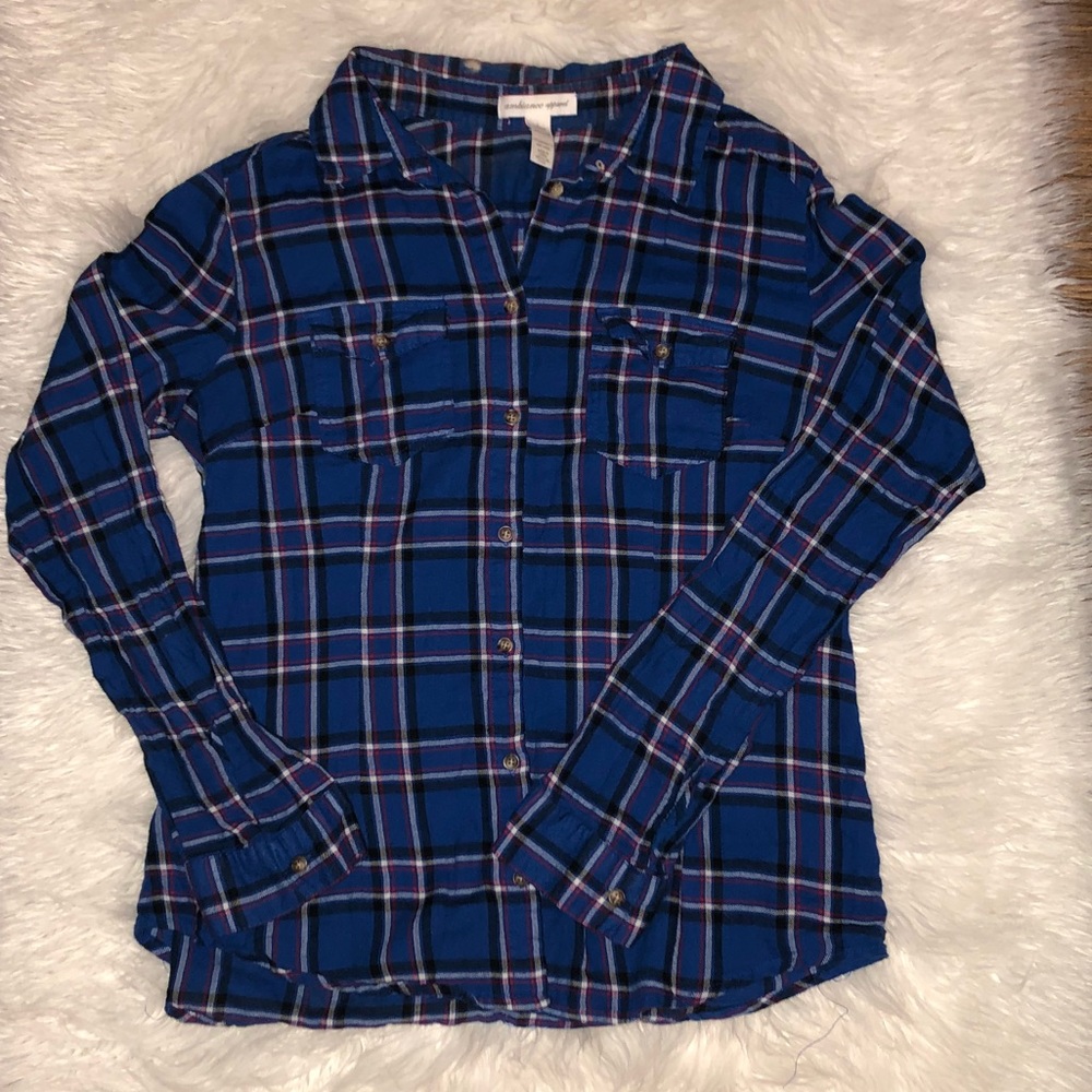 "ambiance apparel" lightweight flannel